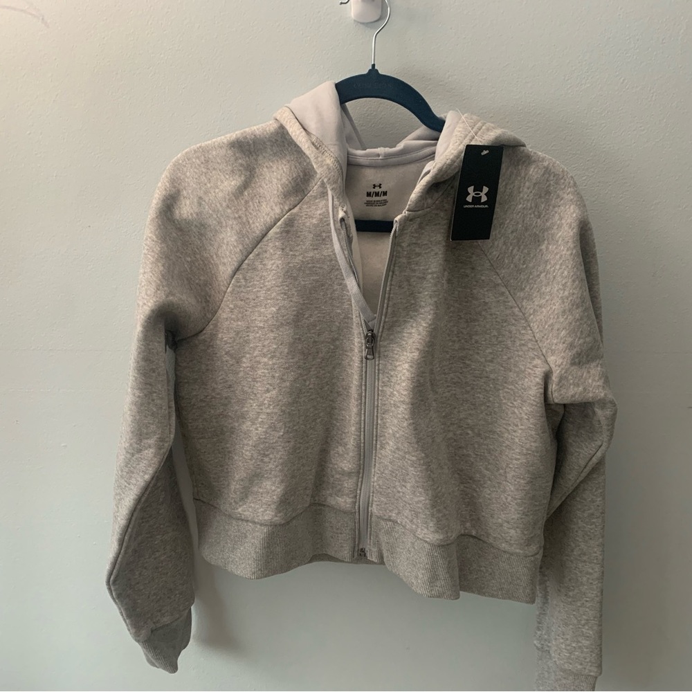 Under Armour Light Gray Hoodie
